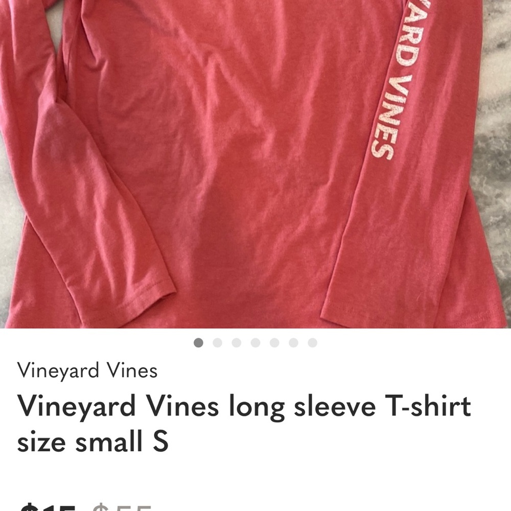 Lot of Vineyard Vines Red Long Sleeve T-Shirt and Towel